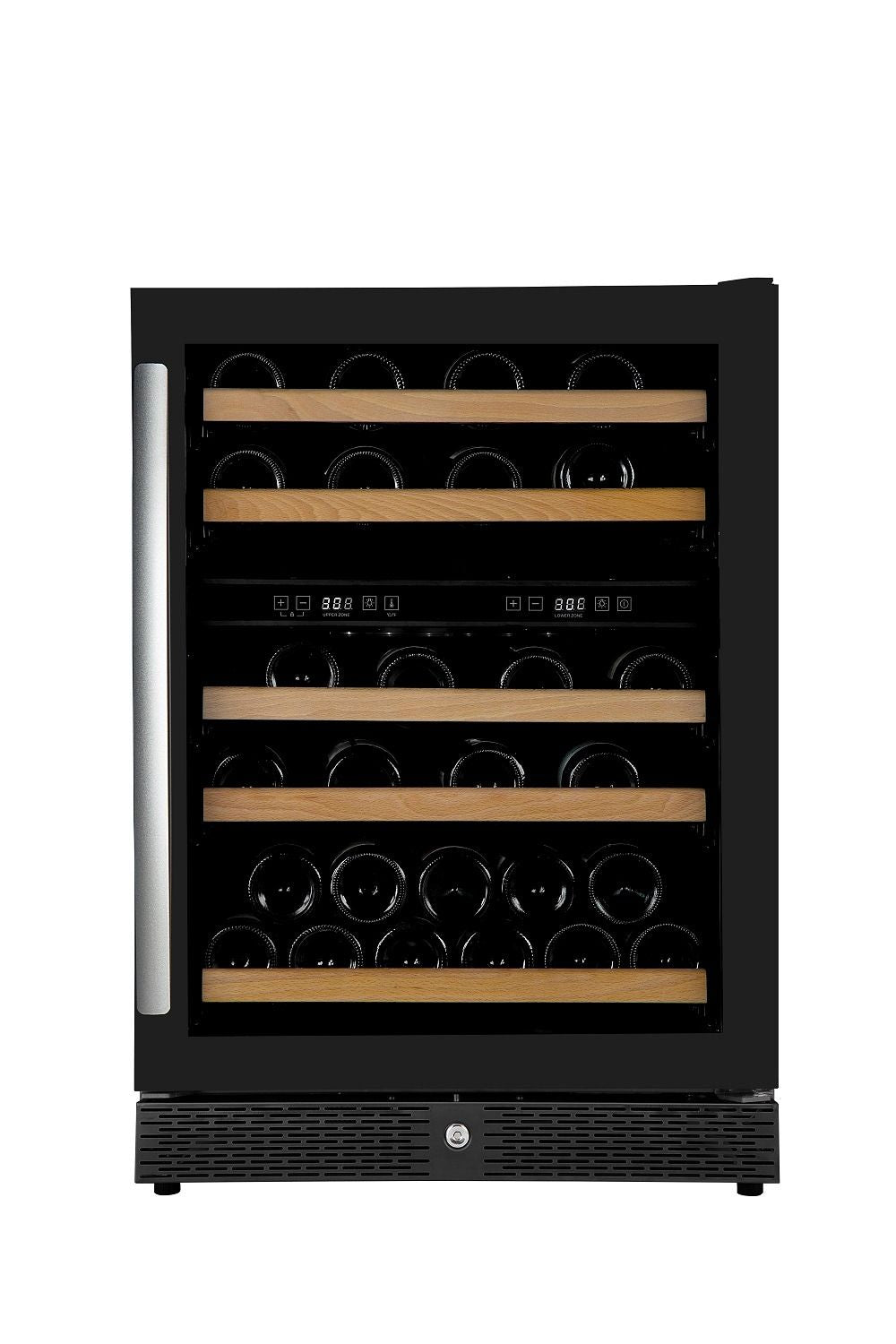 Stylish Combisteel Dual Temperature Wine Cooler with Single Door - Holds Up to 43 Bottles!