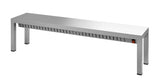Elevate Your Culinary Experience with the Combisteel 1400mm Single Halogen Heated Overshelf - Powerful 2 x 350W Performance