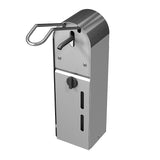 Premium Stainless Steel Hand Sanitizer Station with Touch-Free Elbow Control & Dispenser - Model 7812.1000