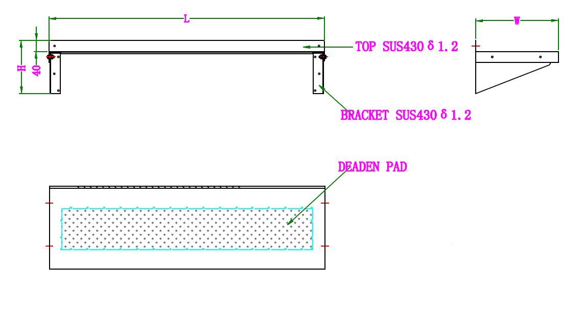 Premium Combisteel Stainless Steel Wall Shelf with Brackets - 300mm Deep, 1600mm Wide for Ultimate Storage Solutions