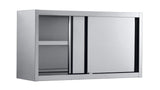Sleek 1800mm Combisteel Wall Cupboard with Stylish Sliding Doors
