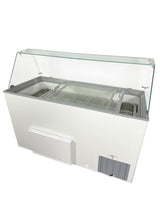 Combisteel Java Ice Cream Display Freezer - 8 x 5 Litre Capacity for Superior Ice Cream Showcasing - Model 7472.0130