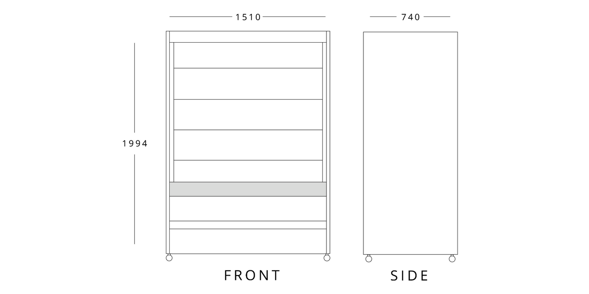 Stainless Steel Multideck 1510mm Wide