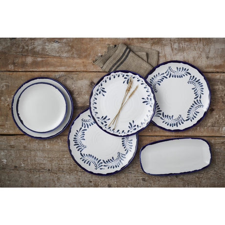 Dudson Harvest Mediterranean Organic Coupe Plates 10.6 inch (12 Pack)
