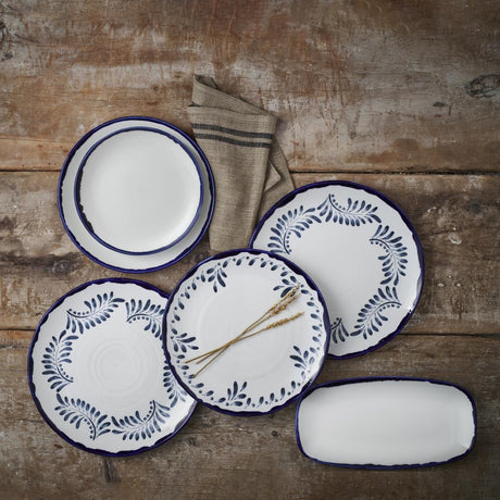 Dudson Harvest Mediterranean Organic Coupe Plates 10.6 inch (12 Pack)