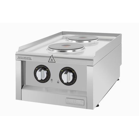 Buffalo 600 Series 2 Ring Electric Hob
