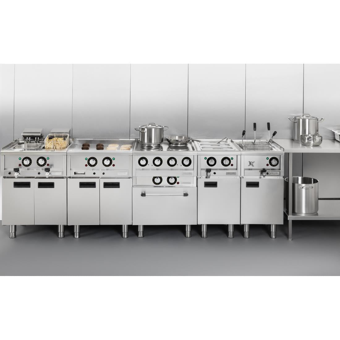 Buffalo 600 Series Dual Zone Electric Griddle 600mm Three Phase