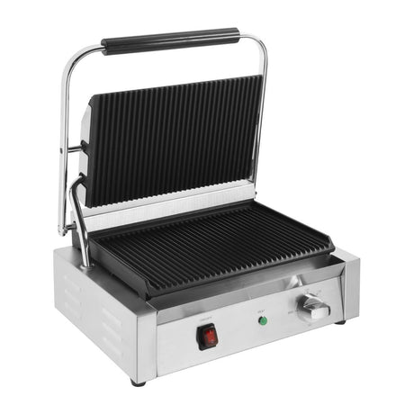 Buffalo Bistro Large Ribbed Contact Grill
