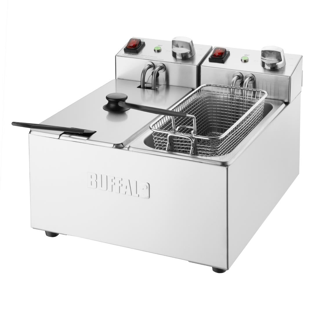 Buffalo Countertop Electric Fryer 2x3Ltr