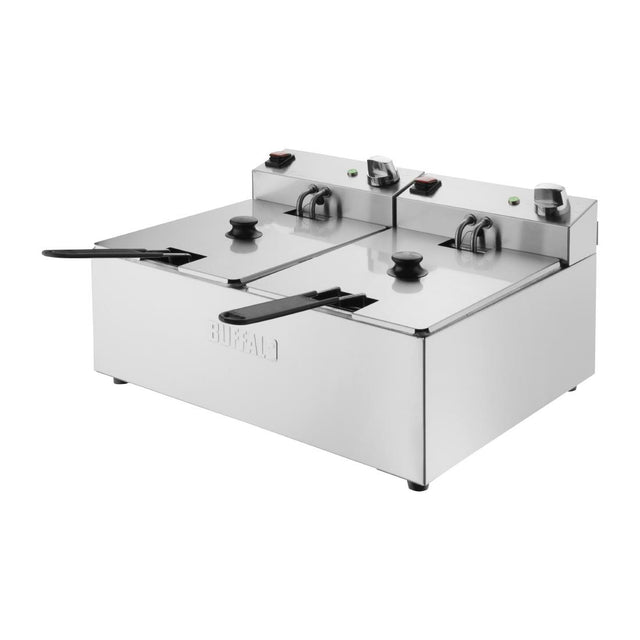 Buffalo Countertop Electric Fryer 2x5Ltr
