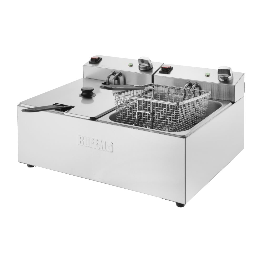 Buffalo Countertop Electric Fryer 2x5Ltr