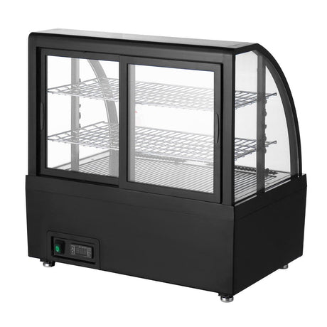 Polar C-Series Countertop Display Fridge Black 100Ltr