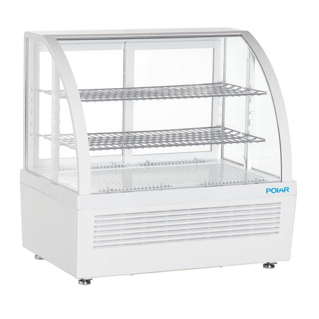 Polar C-Series Countertop Display Fridge White 100Ltr