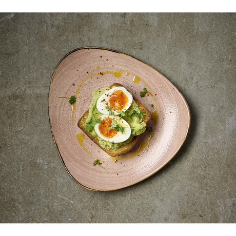 Churchill Stonecast Raw Terracotta Lotus Plates 254mm (12 Pack)