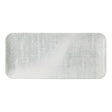 Dudson Makers Collection Jute Grey Organic Coupe Rectangle Platter 349 x 159mm (6 Pack)