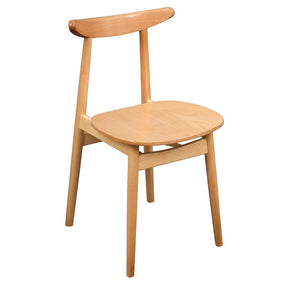 Fameg Cowhorn Side Chairs Natural Beech (2 Pack)