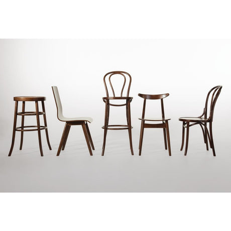 Fameg Cowhorn Side Chair Walnut (2 Pack)