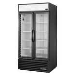 True 2 Glass Door 991Ltr Upright Display Fridge Black GDM-35-HC-TSL01