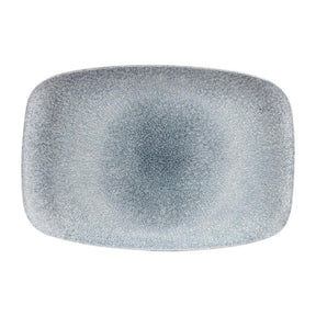 Churchill Studio Prints Raku Rectangular Plates Topaz Blue 245 x 355mm (6 Pack)