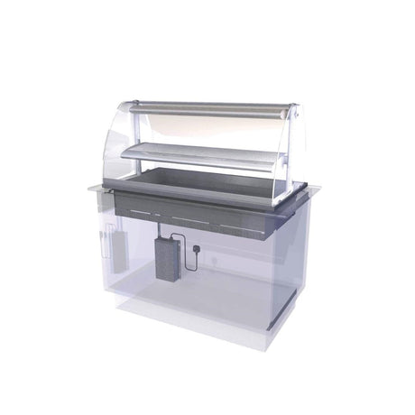 CED Designline Drop In Heated Serve Over Display HDL4