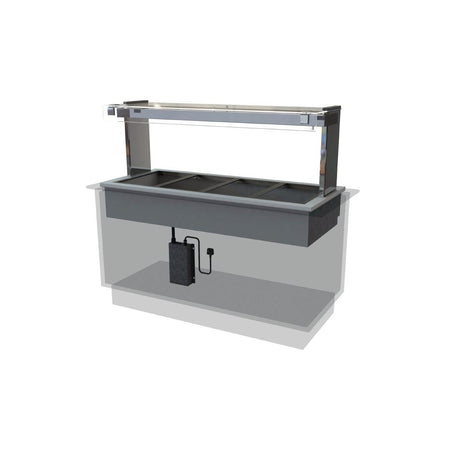 CED Kubus Drop In Dry Heat Bain Marie KHBM4