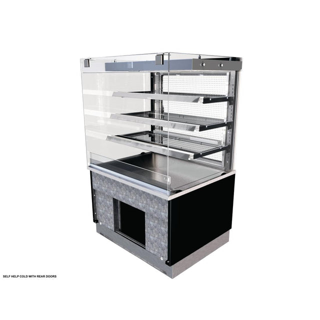 CED Kubus Drop In Slimline Multideck with Rear Door 600mm
