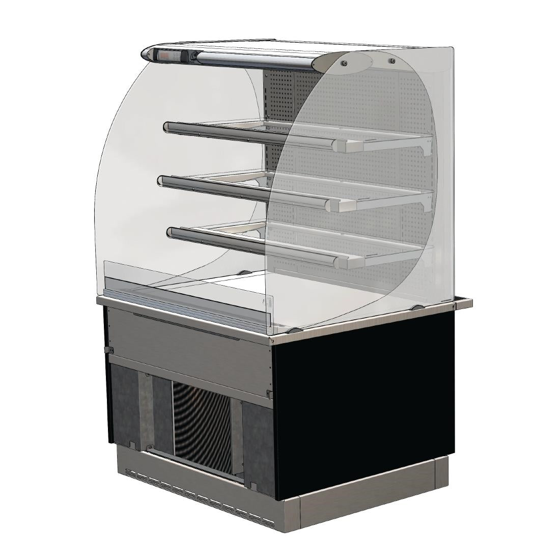 CED Designline Drop In Slimline Multideck Self Service 600mm
