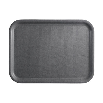 Cambro Mykonos Rectangular Non-Slip Tray Charcoal 330x430mm (24 Pack)