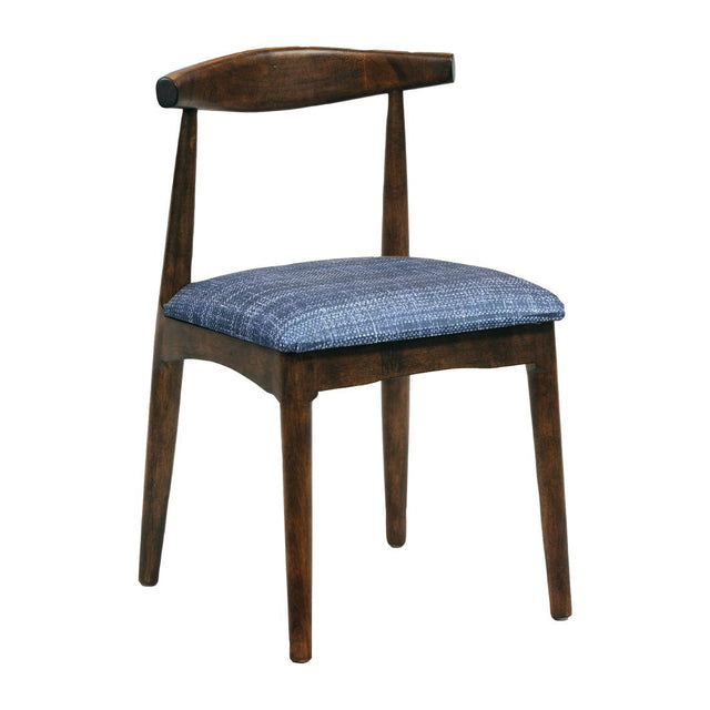 Austin Dining Chairs Vintage with Helbeck Midnight Seats (2 Pack)