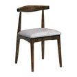 Austin Dining Chairs Vintage with Helbeck Charcoal Seats (2 Pack)