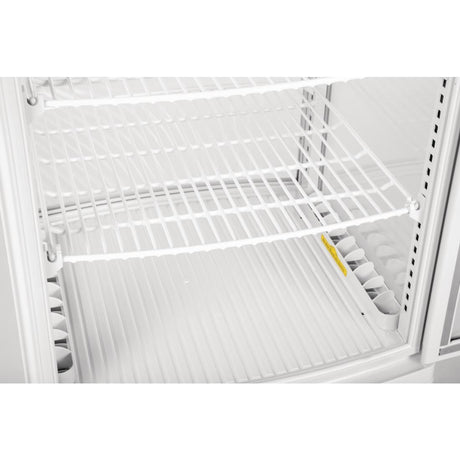 Polar C-Series Energy Efficient Curved Door Display Fridge White 86Ltr