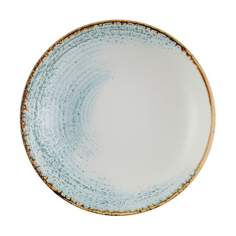 Churchill Homespun Accents Evolve Coupe Bowls Aquamarine 248mm (12 Pack)