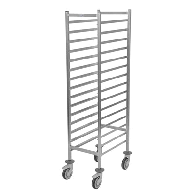 Matfer Bourgeat Optimo 1/1GN 15-Shelf Racking Trolley
