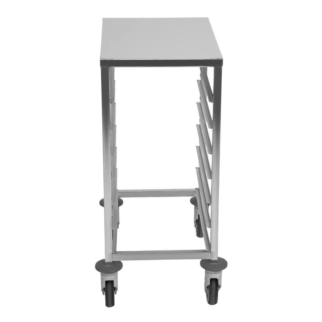 Matfer Bourgeat 1/1GN 7-Shelf Racking Trolley with Worktop
