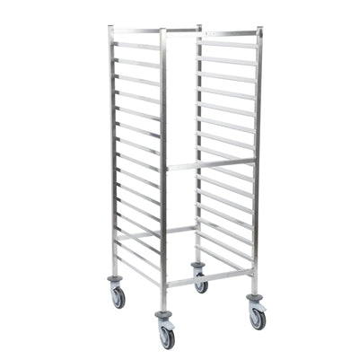 Matfer Bourgeat Optimo 2/1GN 15-Shelf Racking Trolley