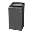 Rubbermaid Configure Recycling Bin with General Waste Label Black 87Ltr