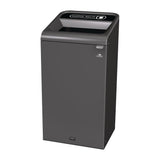Rubbermaid Configure Recycling Bin with General Waste Label Black 87Ltr