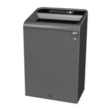 Rubbermaid Configure Recycling Bin with General Waste Label Black 125Ltr