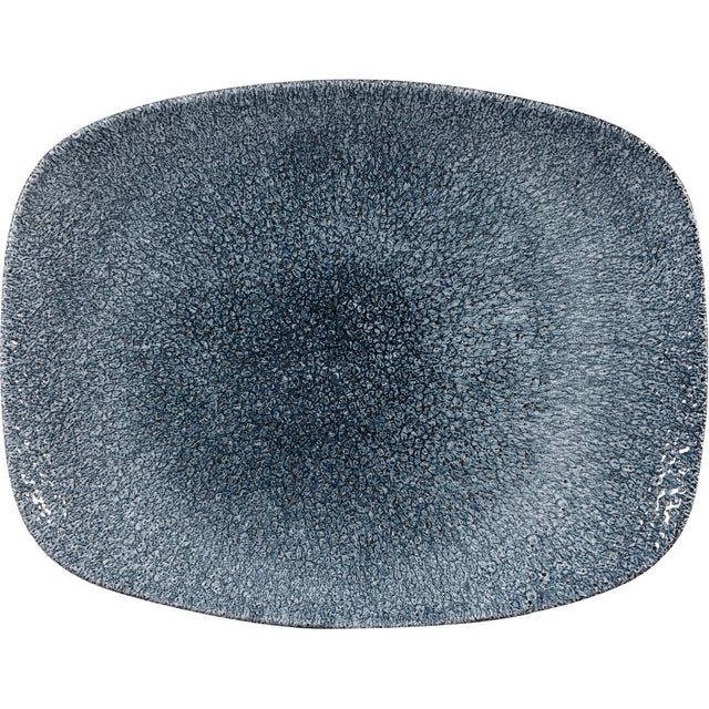 Churchill Studio Prints Raku Rectangular Plates Topaz Blue 261mm (12 Pack)