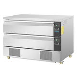 Polar U-Series Double Drawer Dual Temperature Counter Fridge Freezer 6xGN
