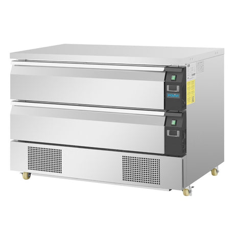 Polar U-Series Double Drawer Dual Temperature Counter Fridge Freezer 6xGN