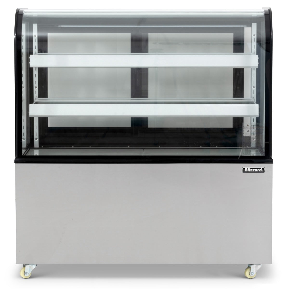 1.5m Curved Glass Low Height Merchandiser