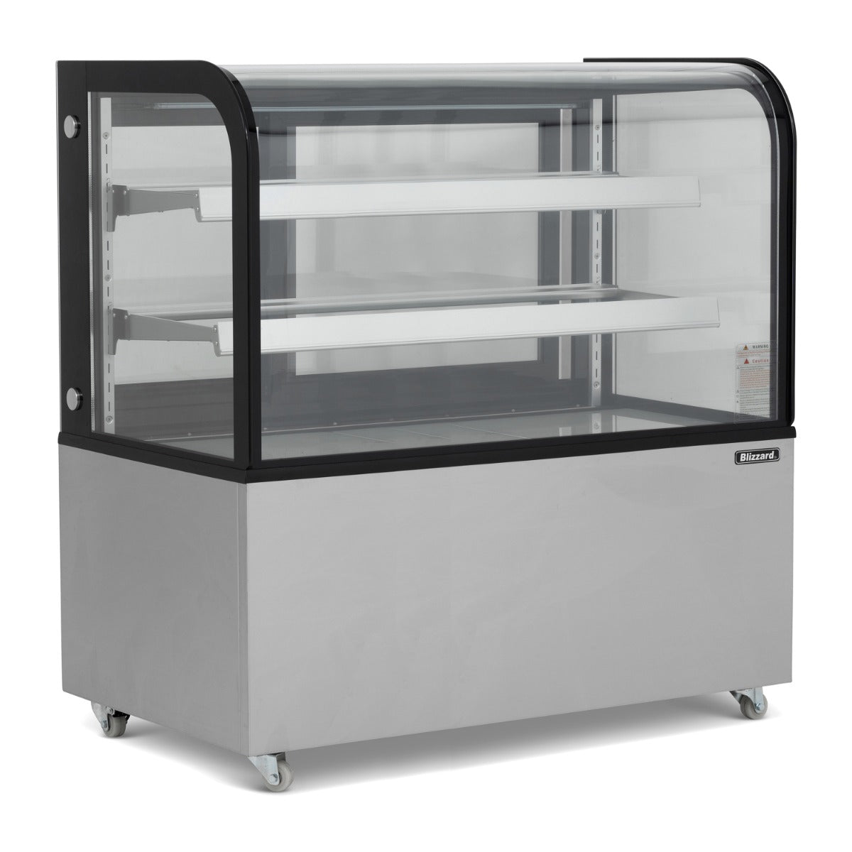 1.5m Curved Glass Low Height Merchandiser