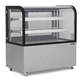 1.5m Curved Glass Low Height Merchandiser