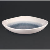 Churchill Studio Prints Raku Trace Triangular Bowls Topaz Blue (12 Pack)
