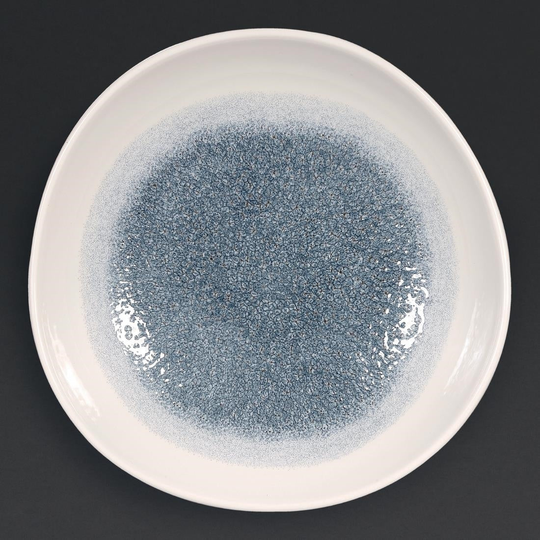 Churchill Studio Prints Raku Trace Round Trace Bowls Topaz Blue 253mm (12 Pack)