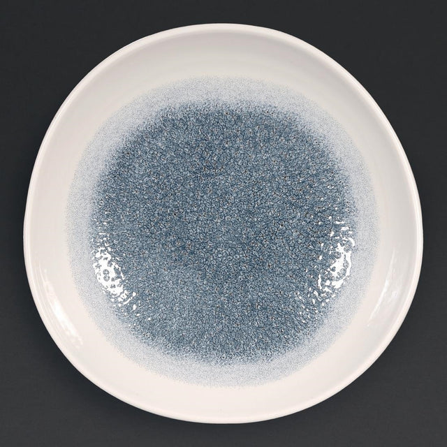 Churchill Studio Prints Raku Trace Round Trace Bowls Topaz Blue 253mm (12 Pack)