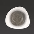 Churchill Studio Prints Raku Trace Triangular Bowls Quartz Black 235mm (12 Pack)
