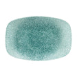 Churchill Raku Oblong Chef Plates Jade Green 157 x 237mm (12 Pack)