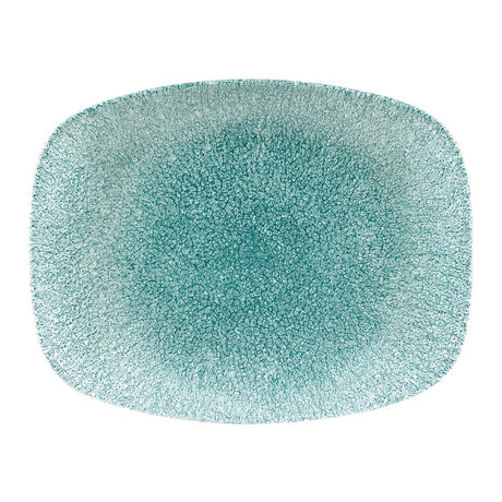 Churchill Raku Oblong Chef Plates Jade Green 202 x 261mm (12 Pack)